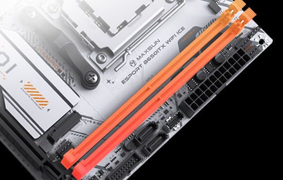 Placa Mãe Maxsun eSport B650ITX WiFi Ice, Chipset B650, AMD AM5